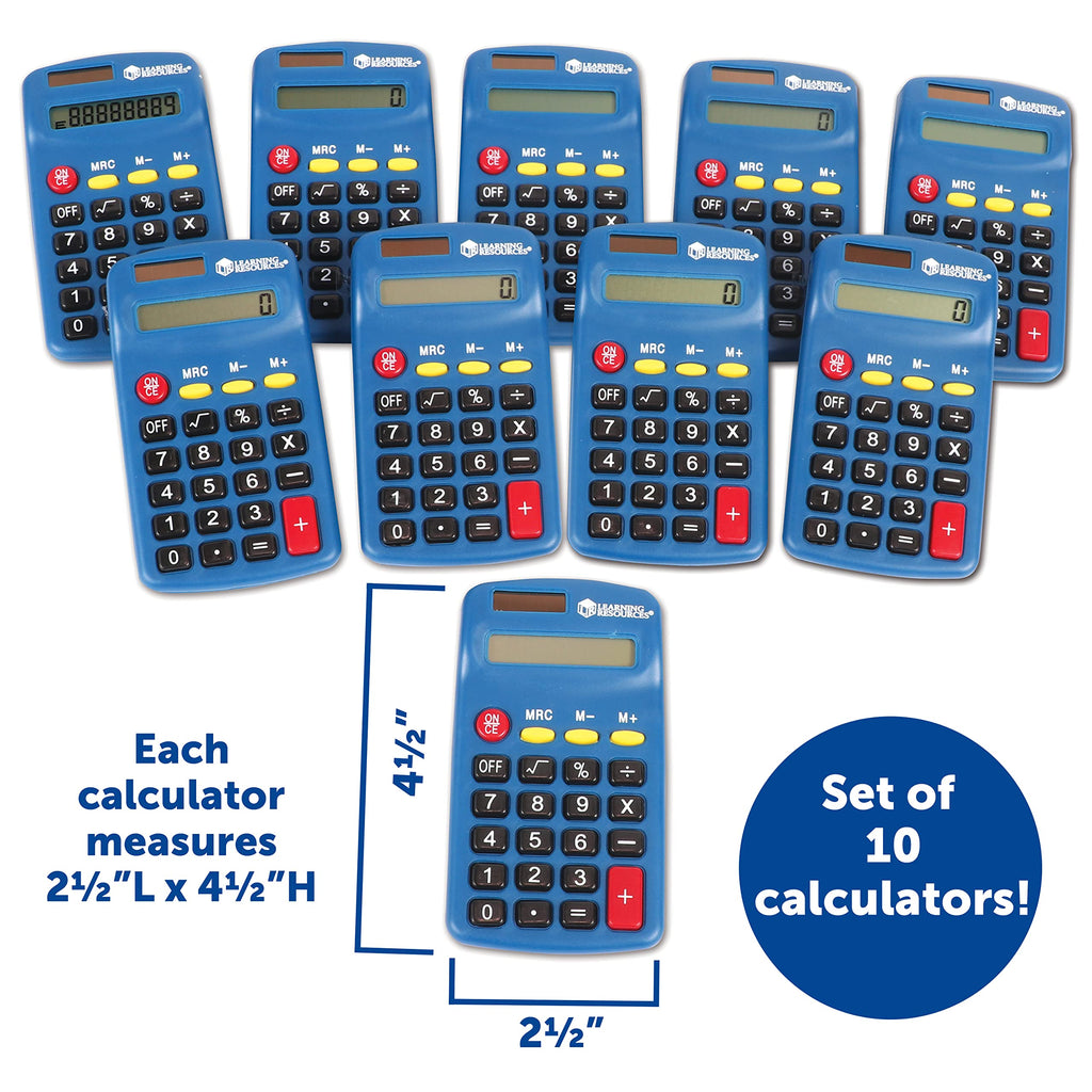 Primary Calculators Set of 10 R670117