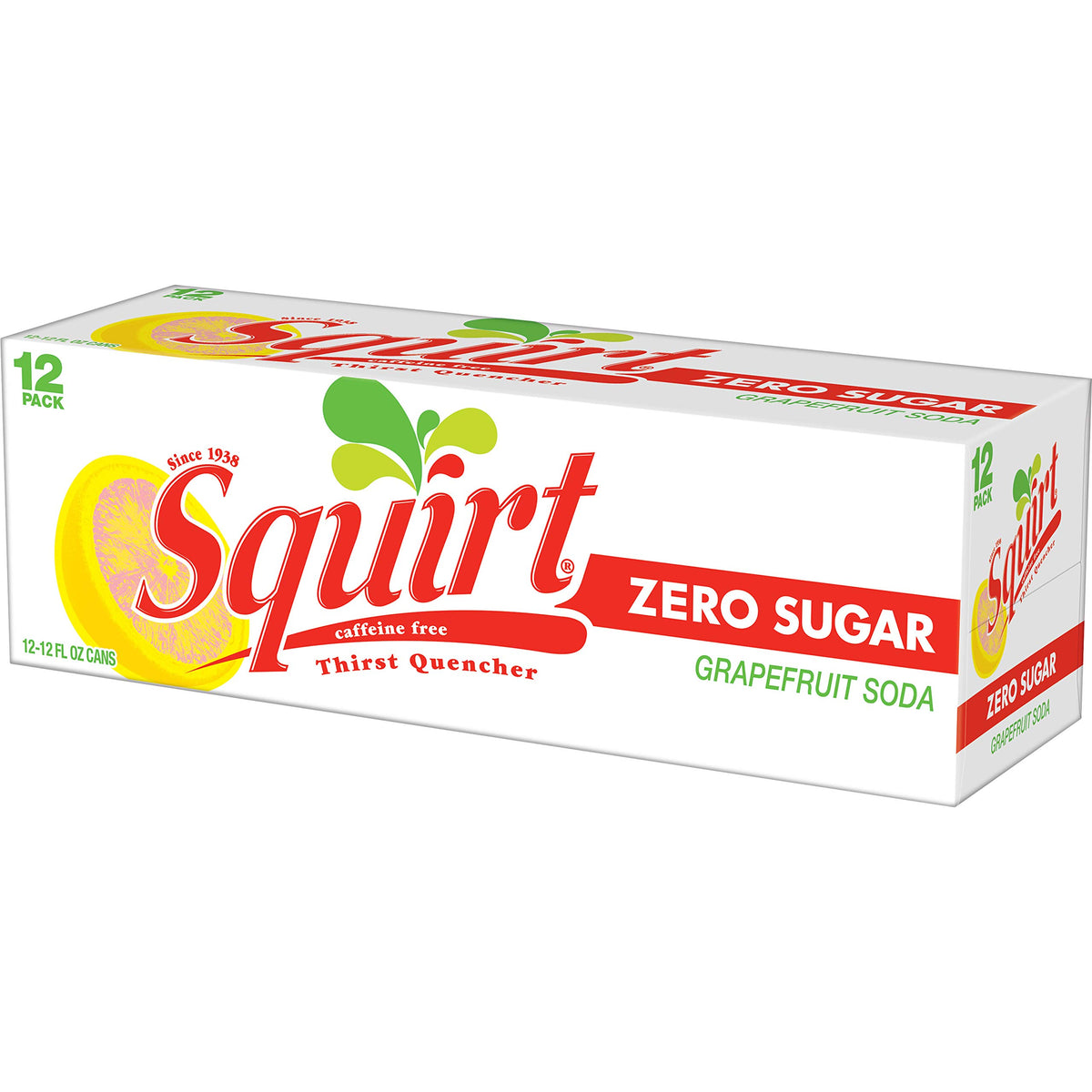 Zero Sugar Grapefruit Soda, 12 fl oz cans, 12 pack F28707