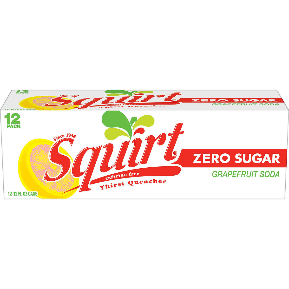 Zero Sugar Grapefruit Soda, 12 fl oz cans, 12 pack F28707