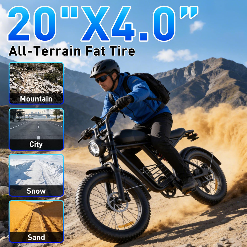 Electric Bike 1500/2000/3000 Peak 30-37MPH T778132