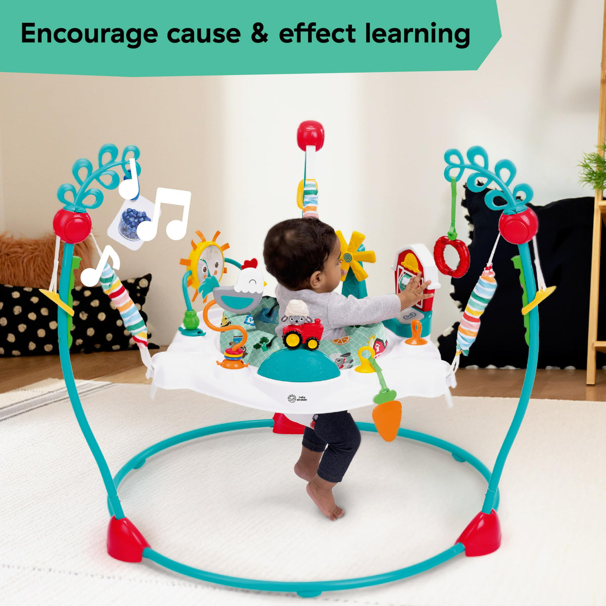 2-in-1 Baby Jumper Activity Center with Lights & Sounds G7905