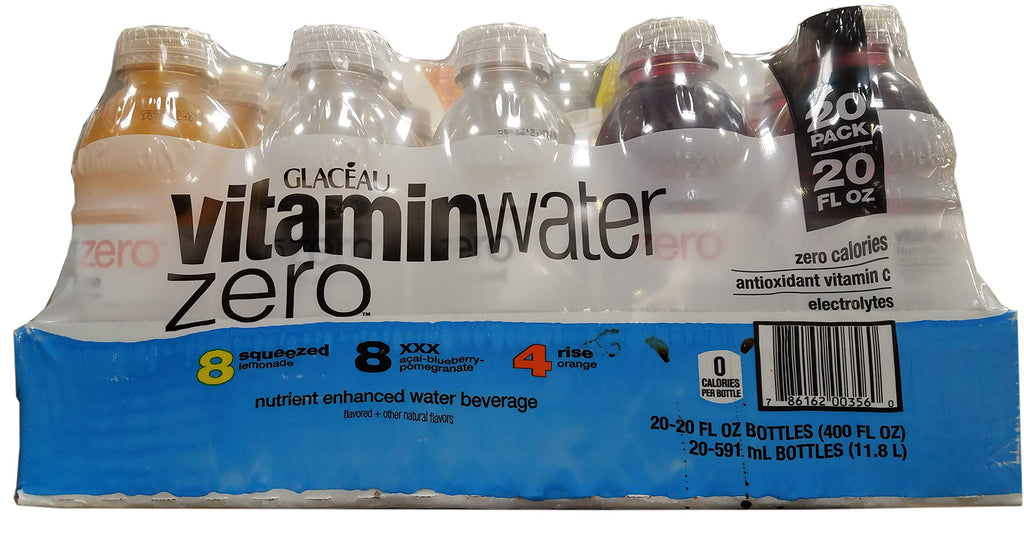 Vitamin Water Zero Variety Pack 20 Fl Oz (Pack of 20) C5284
