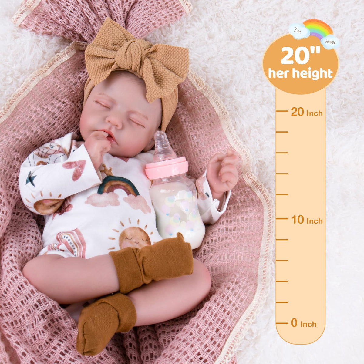 20-Inch Newborn Girl Doll A43011