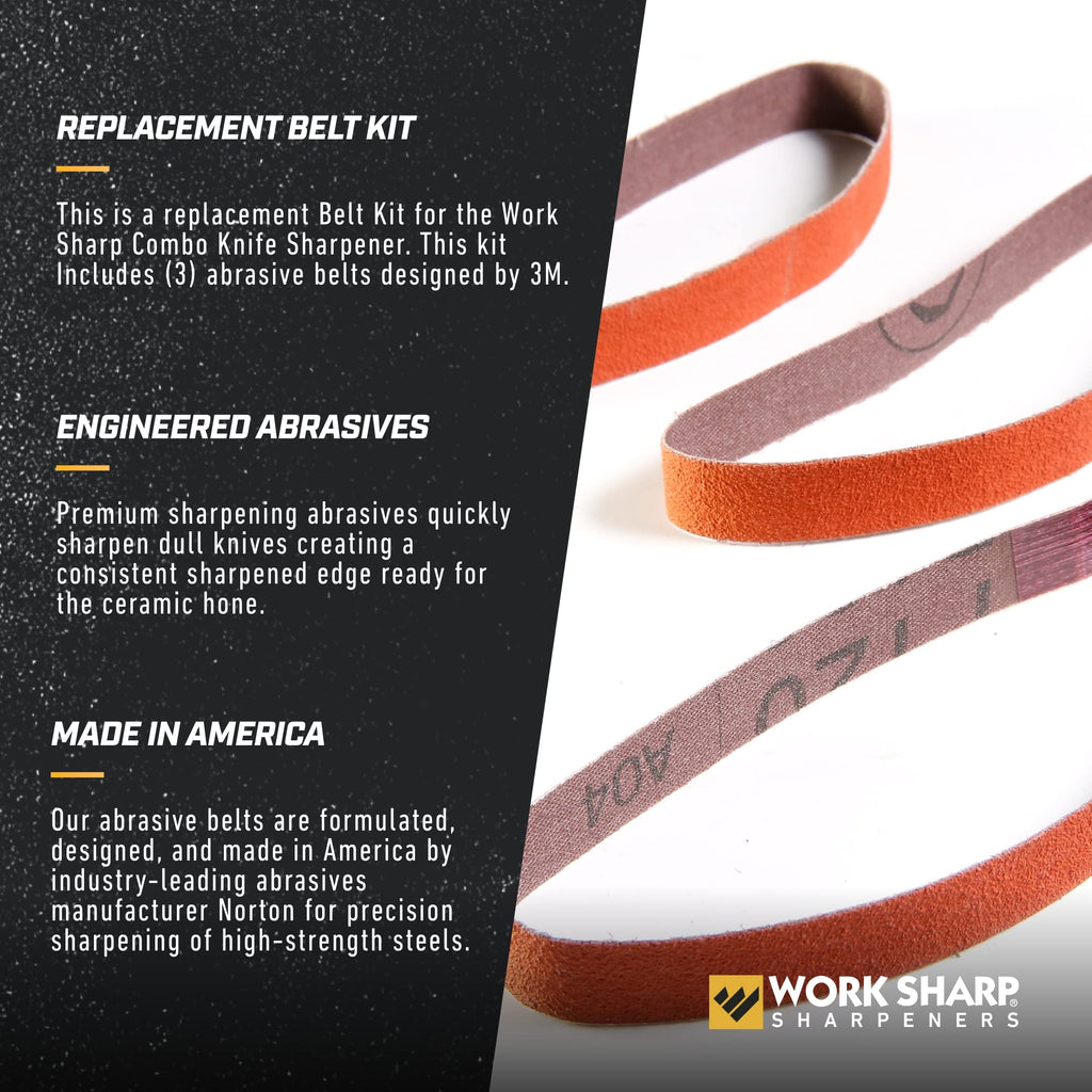 Knife Sharpener Replacement Belt Kit J99464