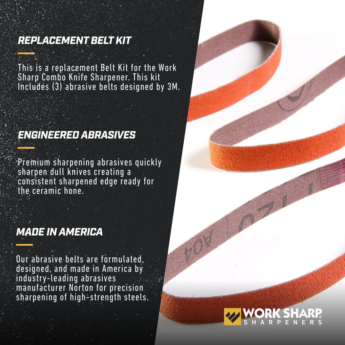 Knife Sharpener Replacement Belt Kit J99464