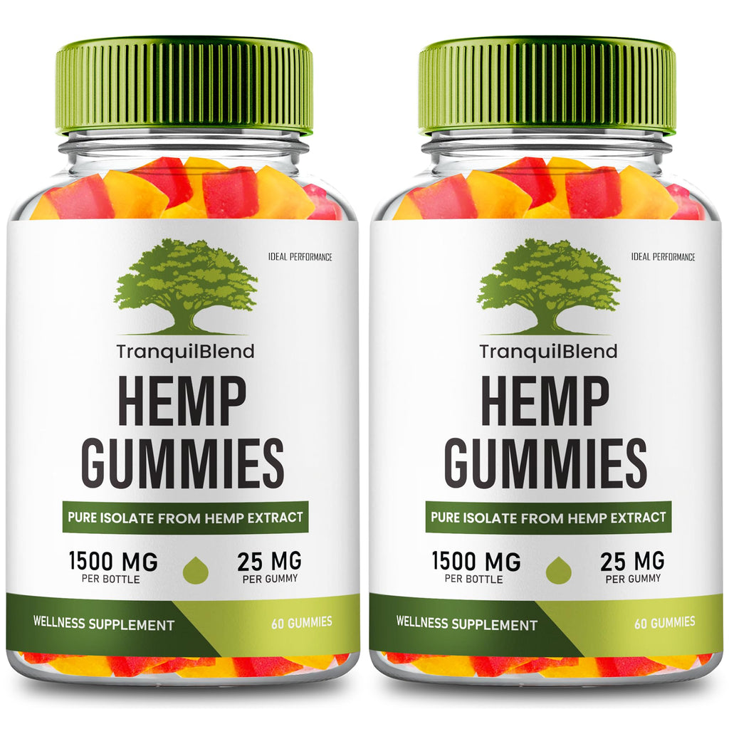 Hemp Gummies with Hemp Seeds Organic Extract 2 Pack U97028