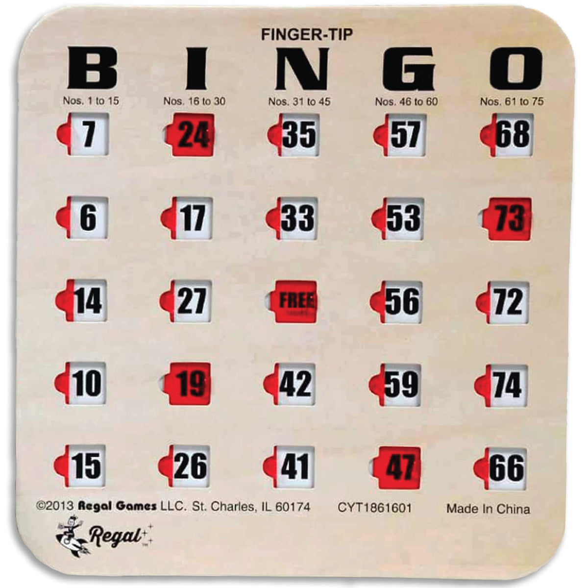 Large Print Reusable Bingo Cards 100 Pack S737078