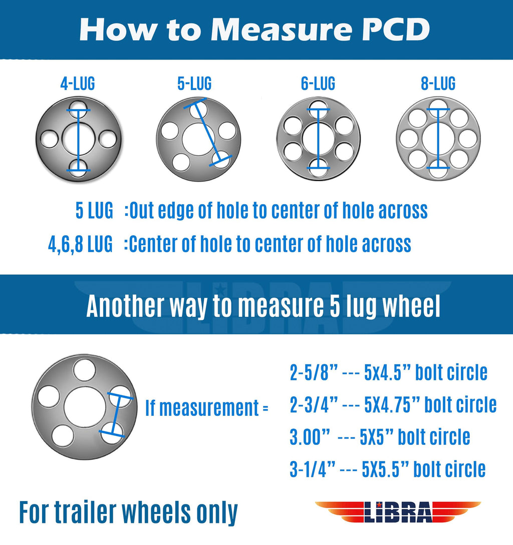 Trailer Tire Wheel ST205/75R15 Black Mod Rim F69079