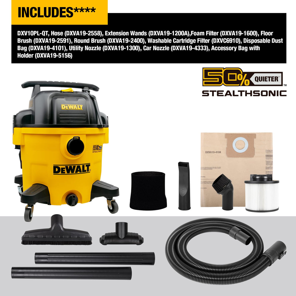 10 Gallon 5.0 Peak HP Wet and Dry Shop Vacuum K98616