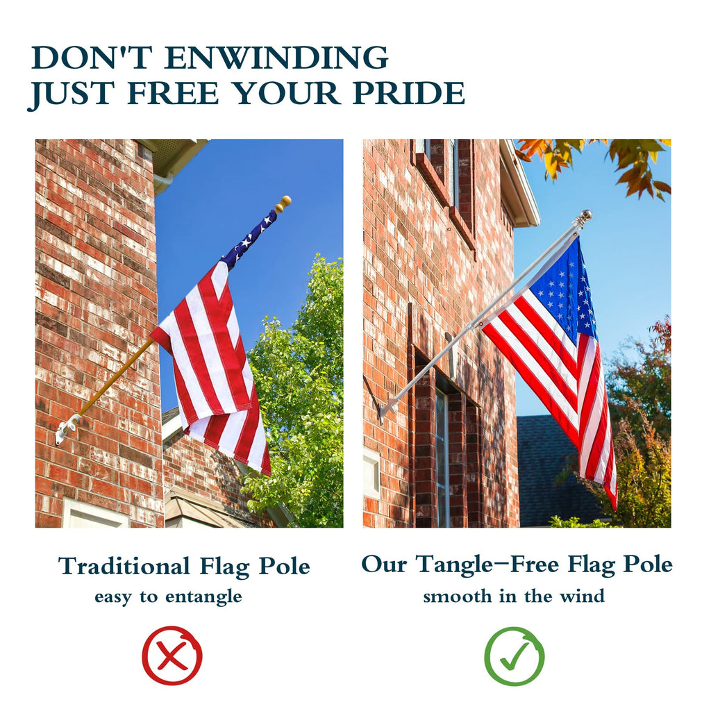 Aluminum 6FT Flag Pole Holder X295400