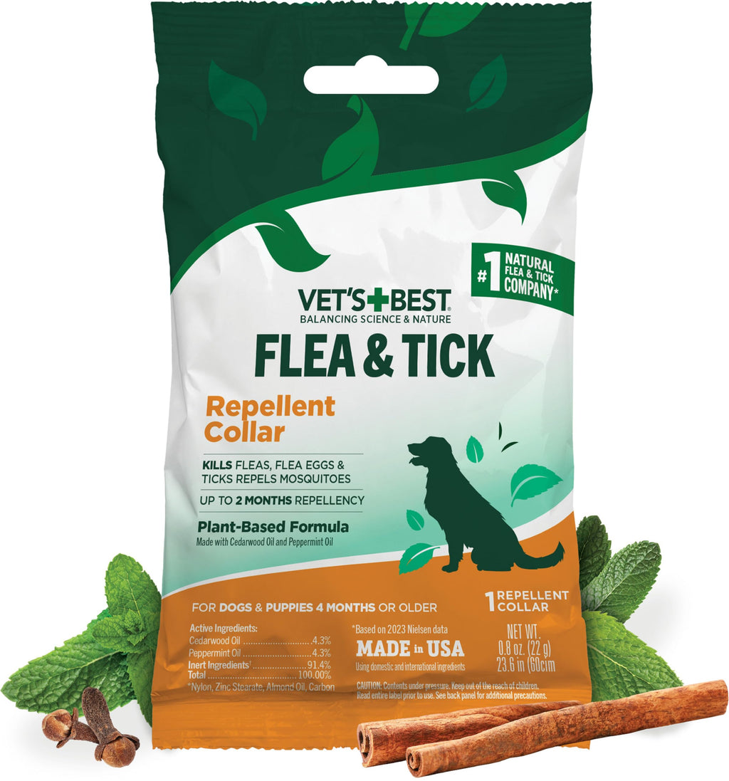 Plant-Based Flea & Tick Prevention Collar for Dogs B610655