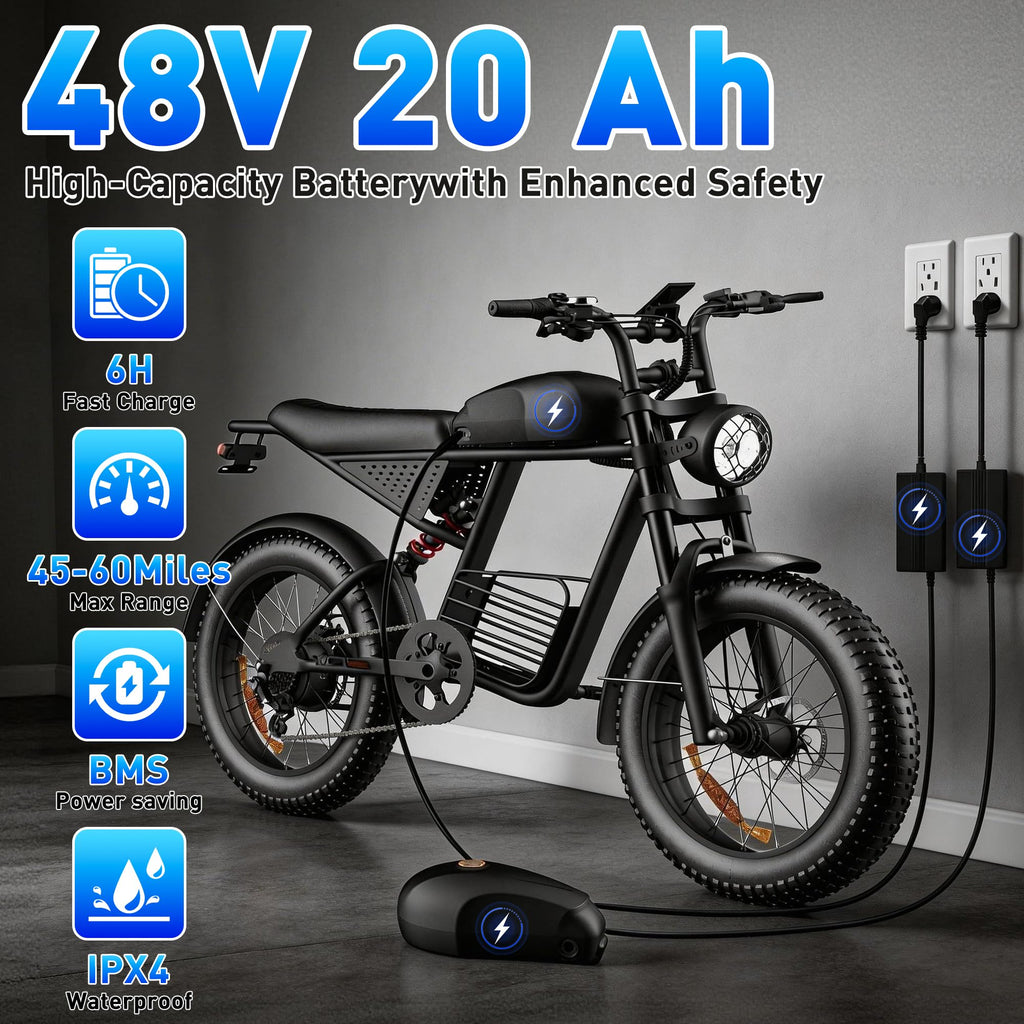 Electric Bike 1500/2000/3000 Peak 30-37MPH T778132