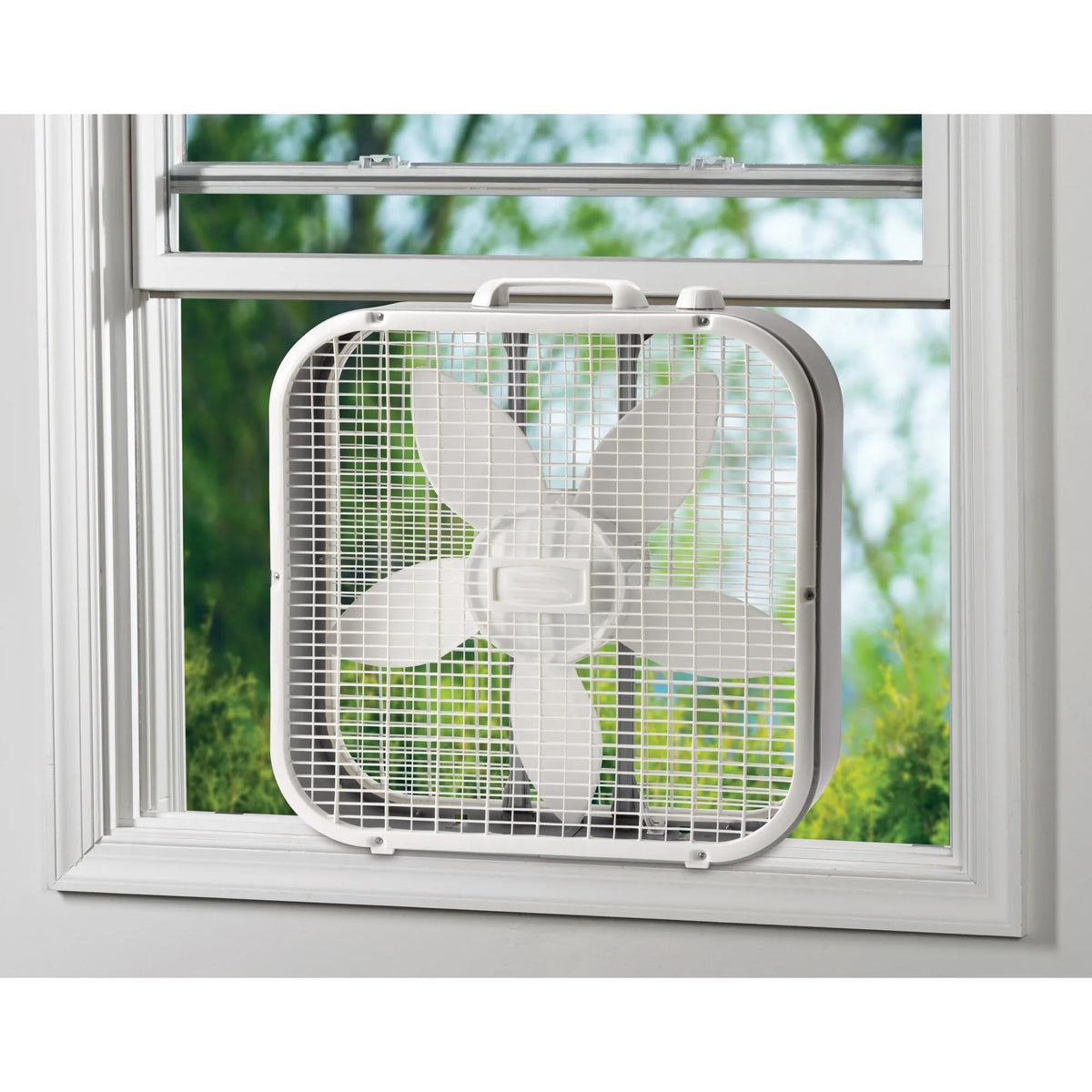 20 Inch 3 Speed White Box Fan D752