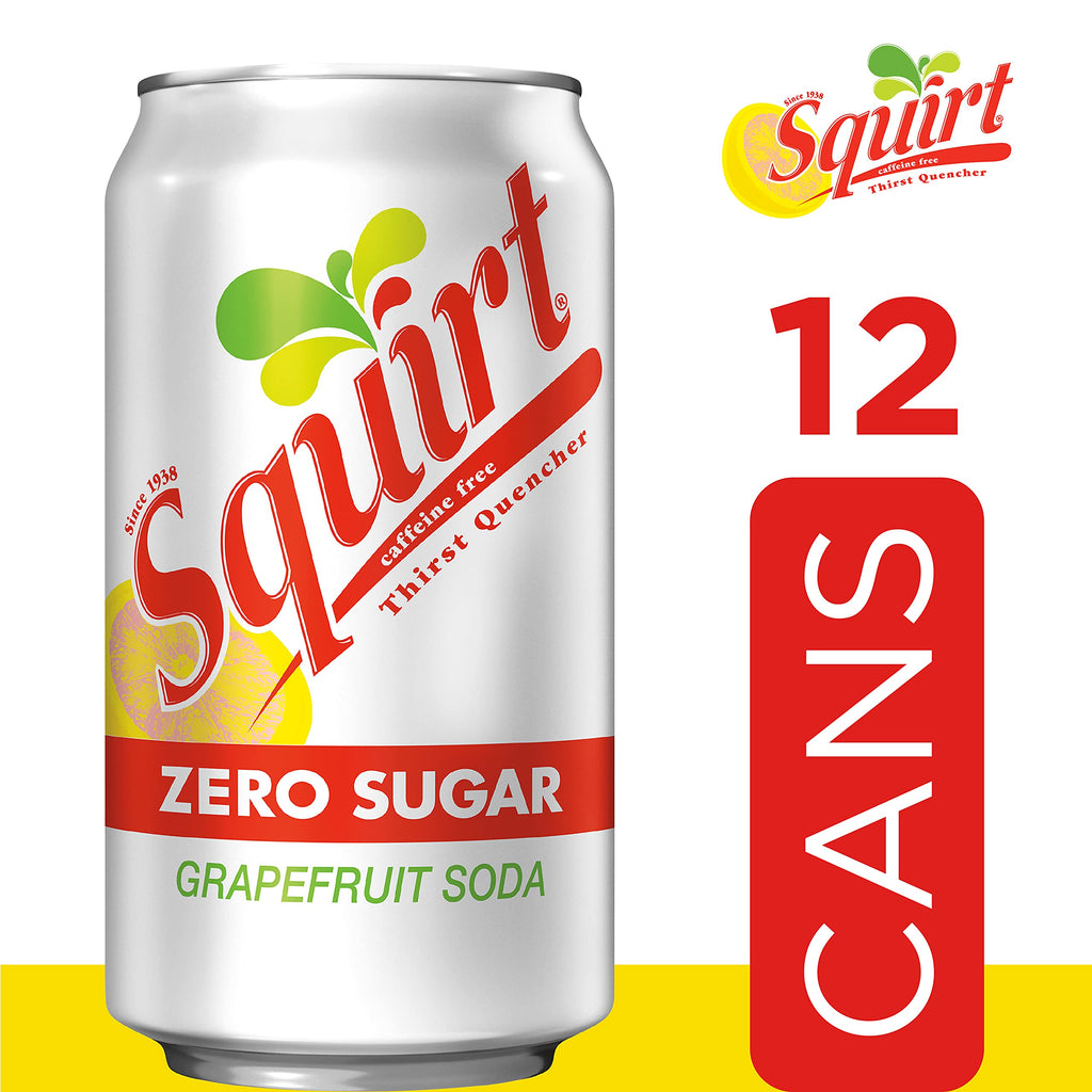Zero Sugar Grapefruit Soda, 12 fl oz cans, 12 pack F28707