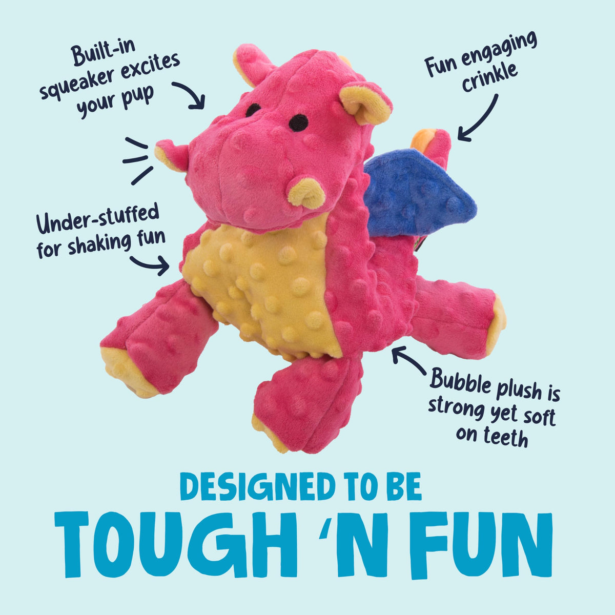 Plush Squeaky Dog Toy Large S52110